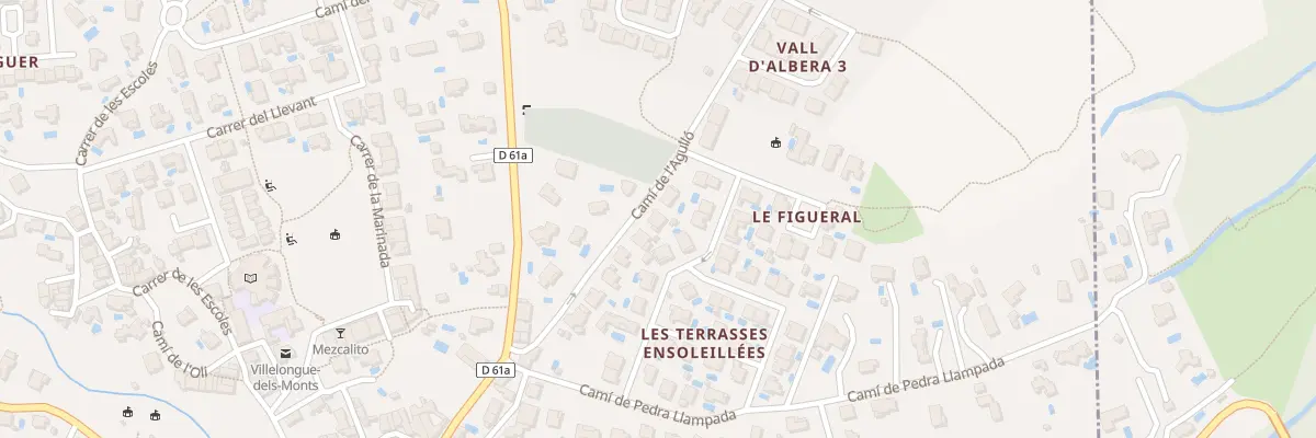 Plan du 14 Cami de l’Agullo à Villelongue-dels-Monts