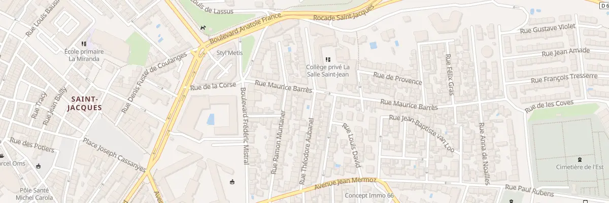 Plan du 35 Rue Théodore Aubanel à Perpignan