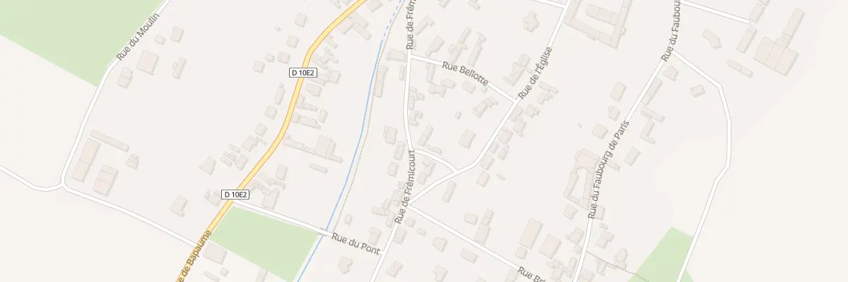 Plan du 13 Rue de Frémicourt à Vaulx-Vraucourt