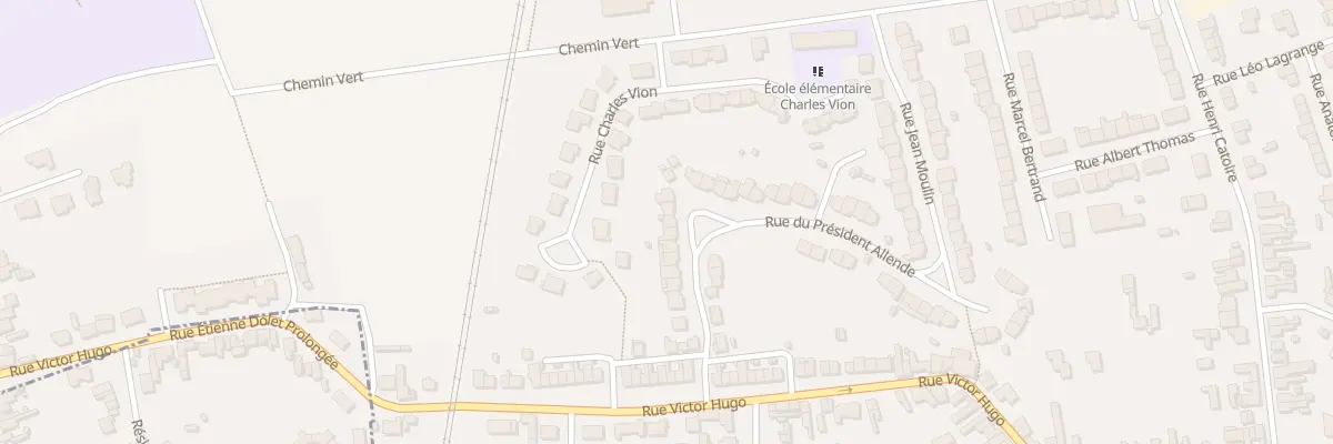 Plan du 34 Rue du Pdt Allende à Provin