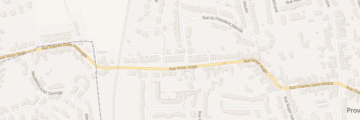 Plan du 62 Rue Victor Hugo à Provin