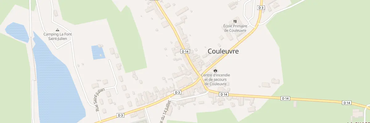 Plan du 9 Rue Jean Jaures à Couleuvre