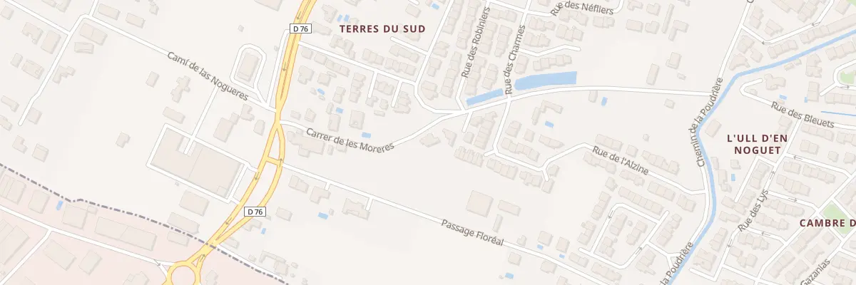 Plan du 2 Rue de Las Moreres à Pia