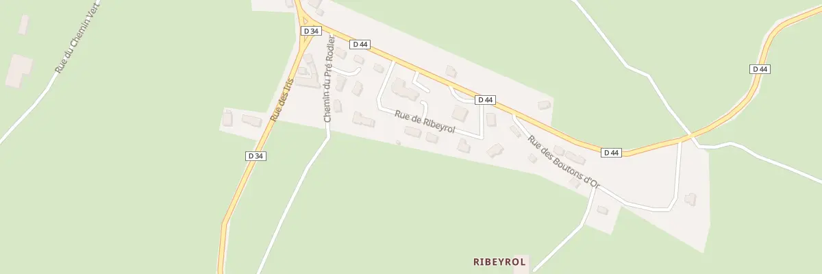 Plan du 6054 Ribeyrol à Paulhac