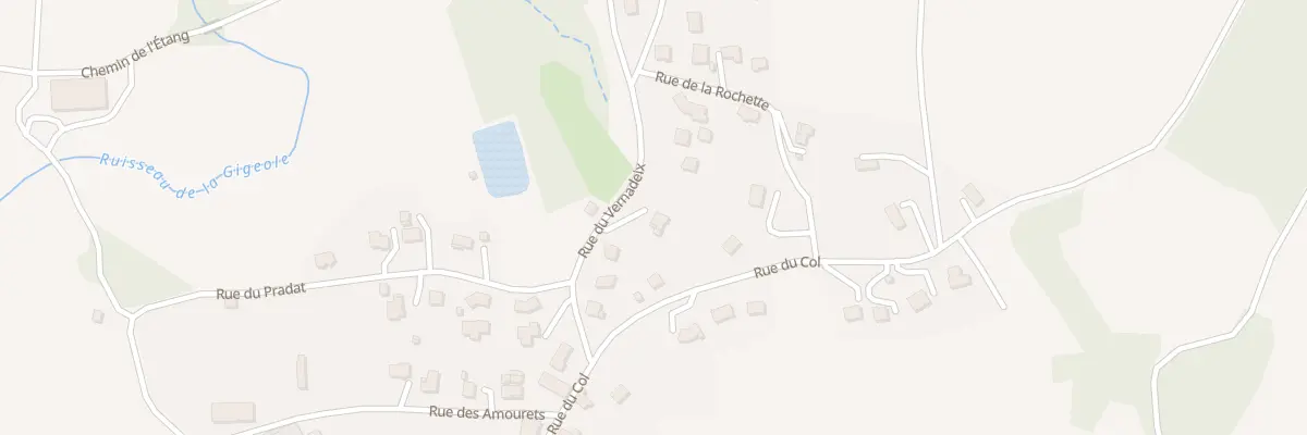 Plan du 5153 Rue du Vernadeix à Nébouzat
