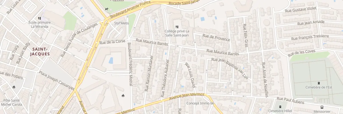 Plan du 30 Rue Théodore Aubanel à Perpignan