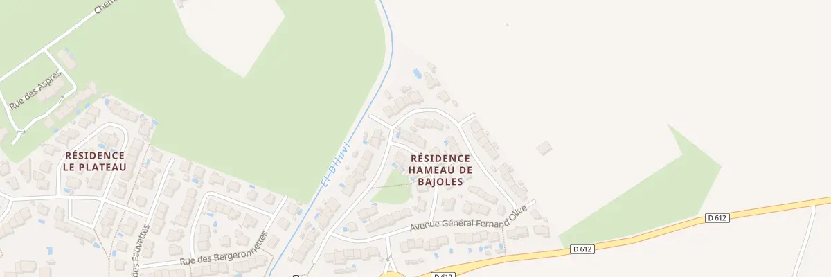 Plan du 13 Rue Jean Moulin à Bages
