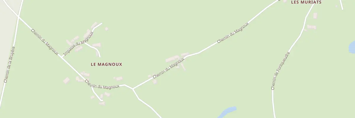 Plan du 5121 Le Magnoux à Vieure