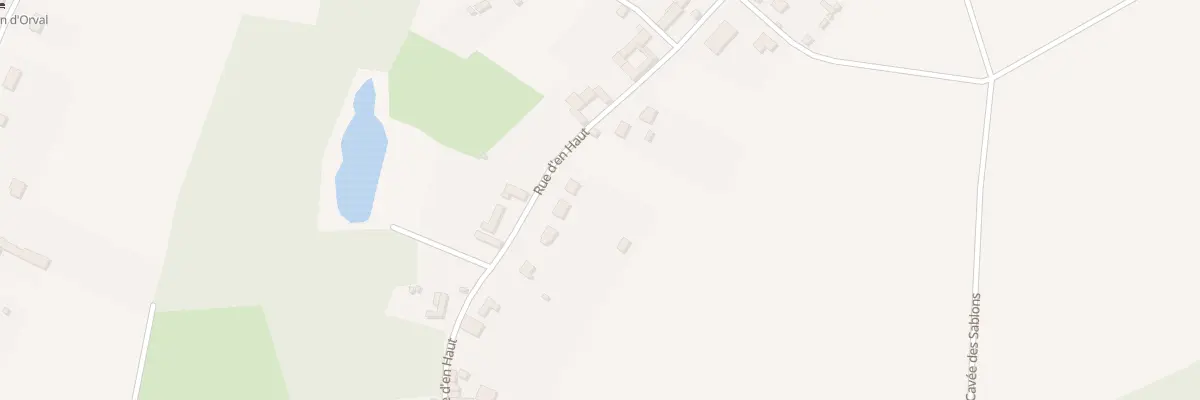 Plan du 71B Rue d’En Haut à Cannectancourt