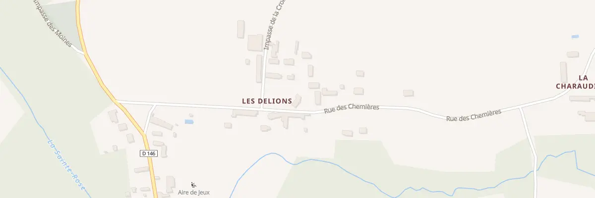 Plan du 1 Rue des Chemières à Pers-en-Gâtinais