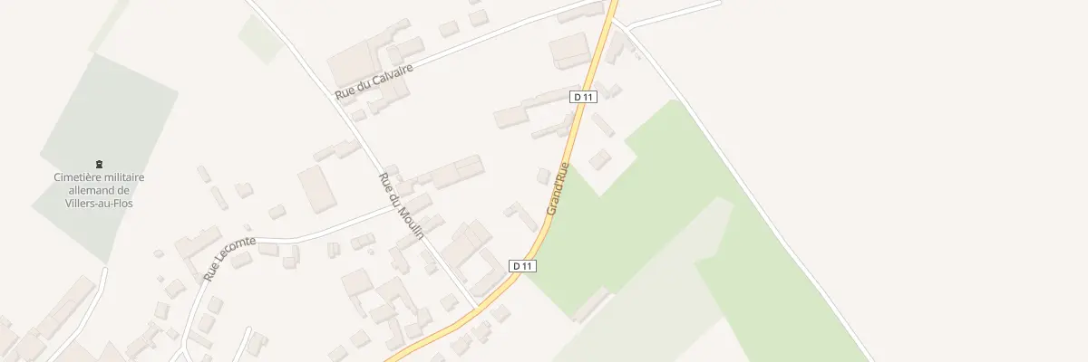 Plan du 43 Gr Grand Rue à Villers-au-Flos