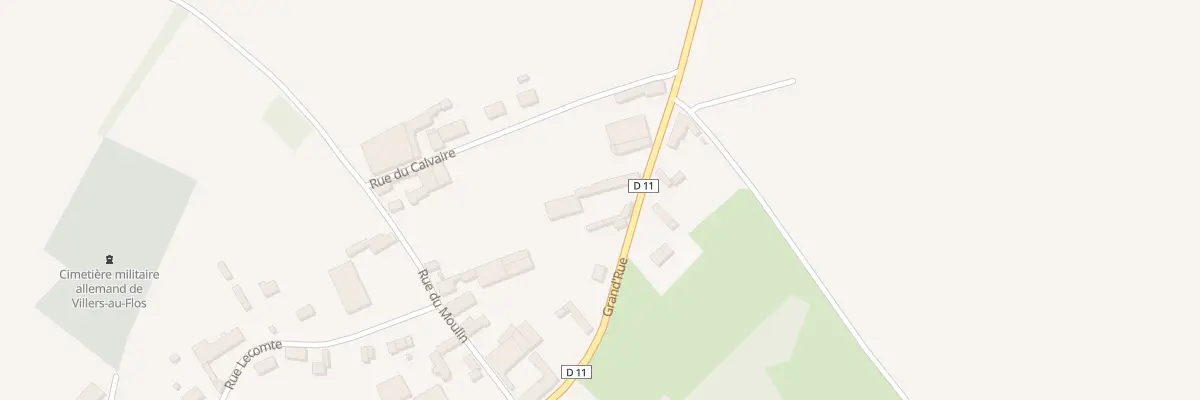 Plan du 47 Gr Grand Rue à Villers-au-Flos