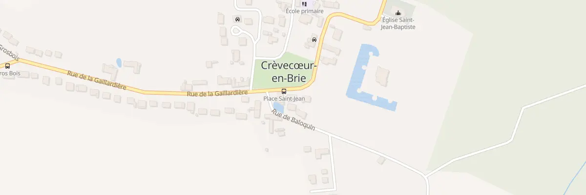 Plan du 2 Pl St Jean à Crèvecœur-en-Brie