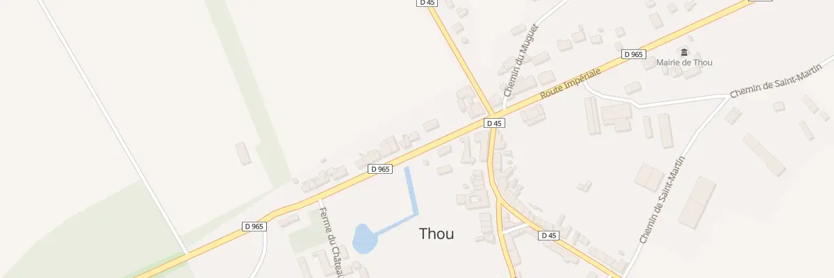 Plan du 5025 Le Bourg à Thou