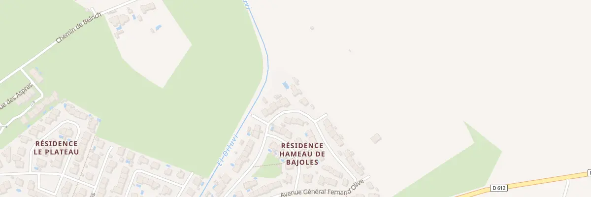 Plan du 53 Av du General Fernand Olive à Bages