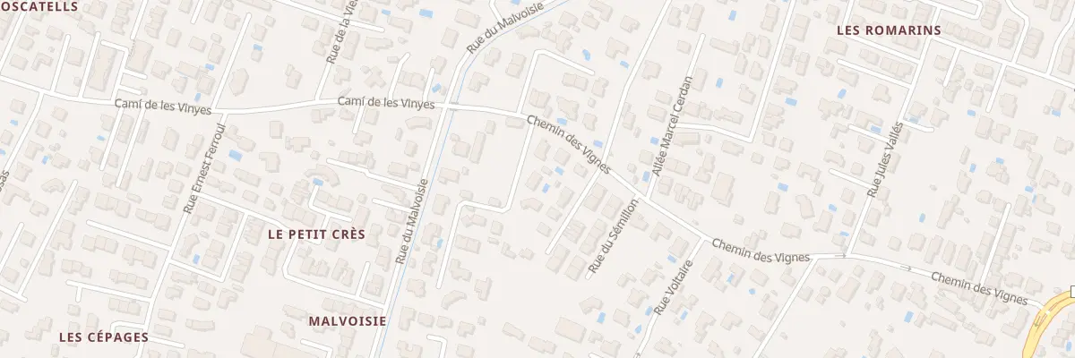 Plan du 49 Che des Vignes à Pia