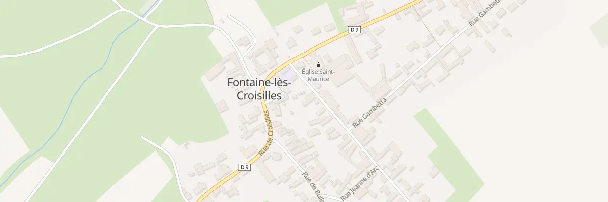 Plan du 2 Rue Pasteur à Fontaine-lès-Croisilles