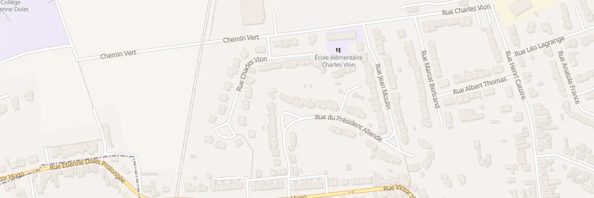 Plan du 24 Rue du Pdt Allende à Provin