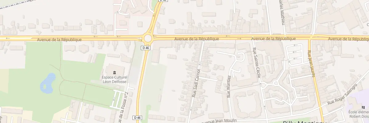 Plan du 41 Rue Carnot à Billy-Montigny