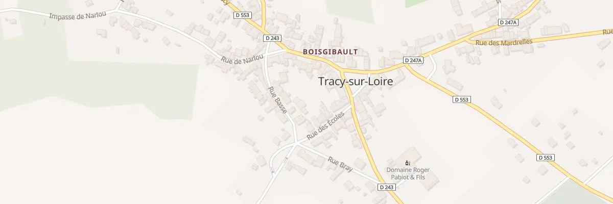 Plan du 6 Rue Basse à Tracy-sur-Loire