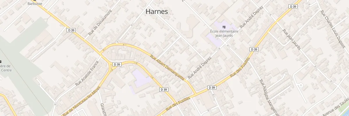 Plan du 48 Rue Albert Demarquette à Harnes