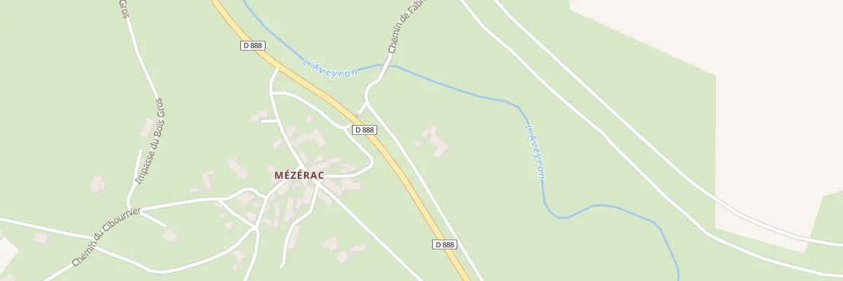 Plan du 5129 Mezerac à Gaillac-d’Aveyron