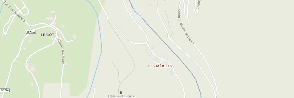 Plan du 5103 Les Meritis à Châteauneuf-les-Bains