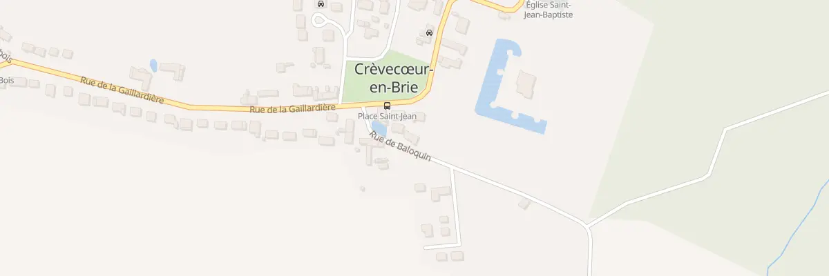 Plan du 1 Rue de Baloquin à Crèvecœur-en-Brie