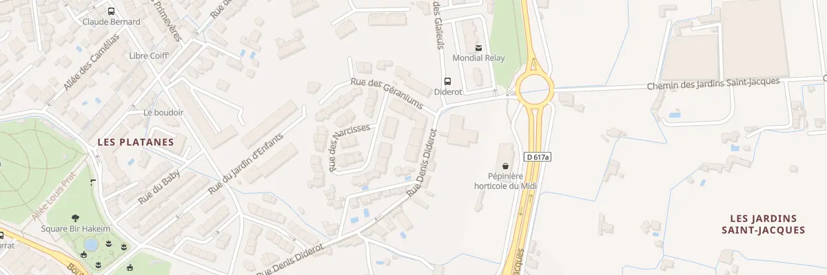 Plan du 37 Rue Denis Diderot à Perpignan