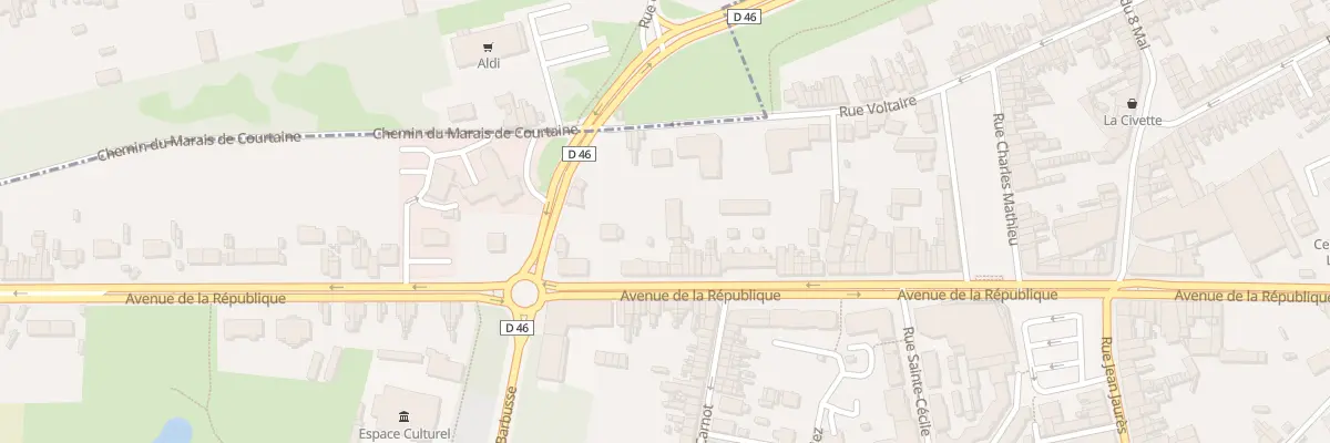 Plan du 77 Av de la République à Billy-Montigny