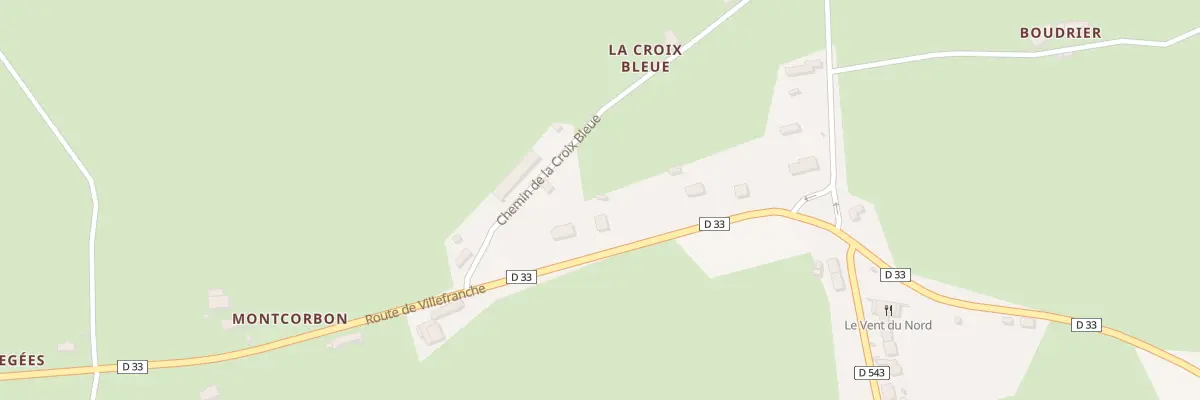 Plan du 10 Rte de Villefranche à Murat