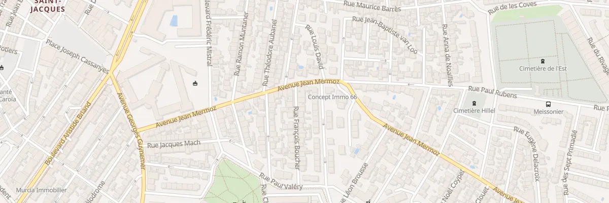 Plan du 3 Rue François Boucher à Perpignan
