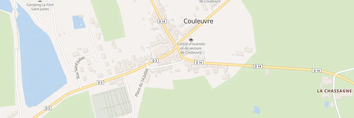 Plan du 2 Rue Charles Louis Philippe à Couleuvre