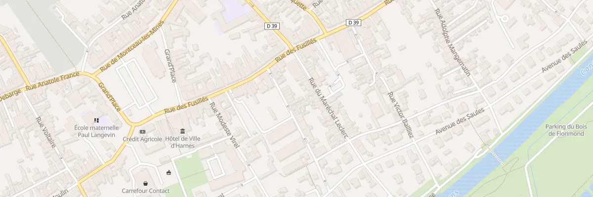 Plan du 18 Rue Etienne Goffart à Harnes