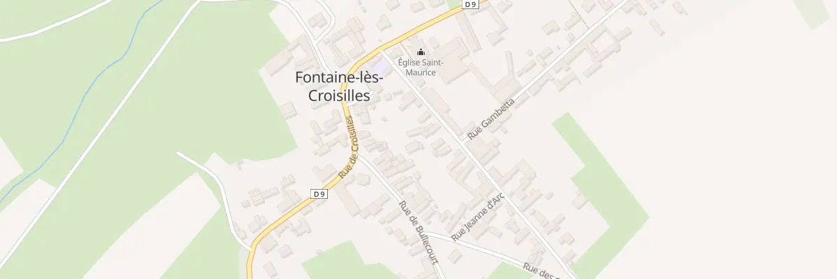 Plan du 6 Rue Pasteur à Fontaine-lès-Croisilles