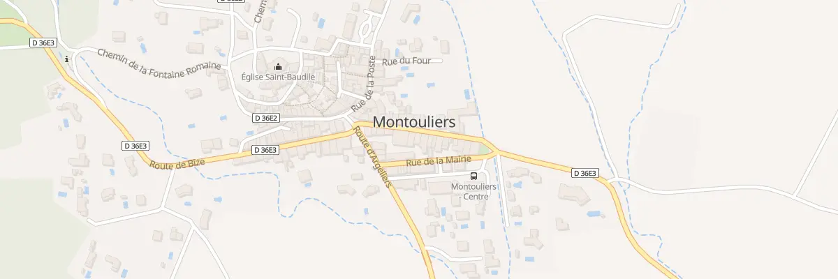 Plan du 8 Rte de Quarante à Montouliers