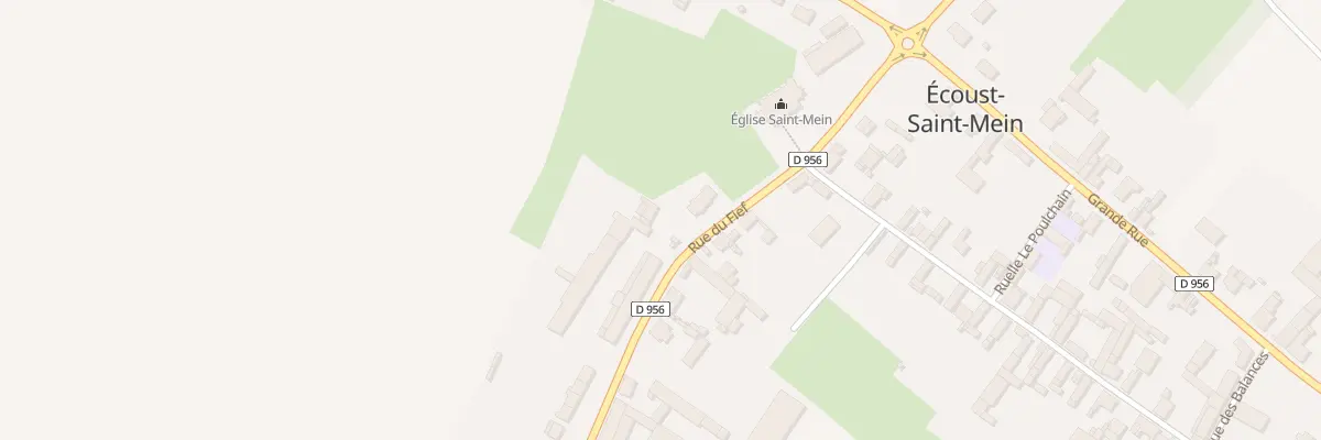 Plan du 2 Rue du Fief à Écoust-Saint-Mein