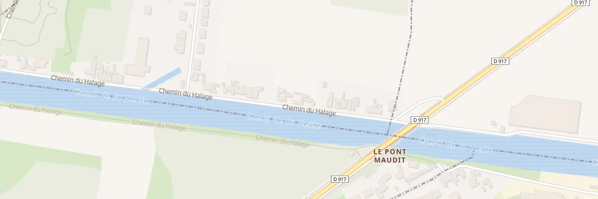 Plan du 22 Che du Halage à Estevelles