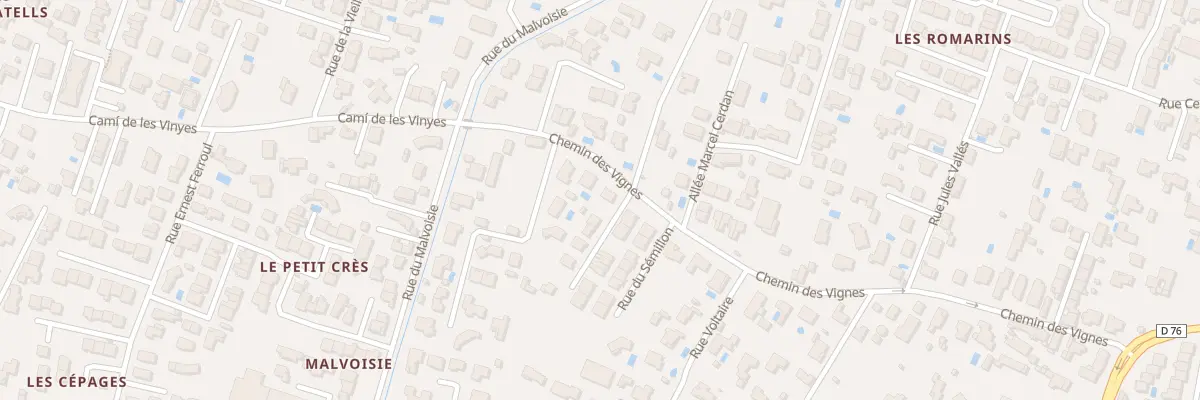 Plan du 4 Rue du Cabernet à Pia
