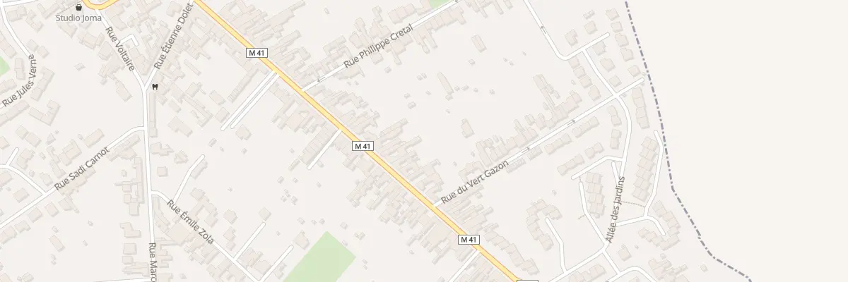 Plan du 50 Rue du Gen Leclerc à Sainghin-en-Weppes