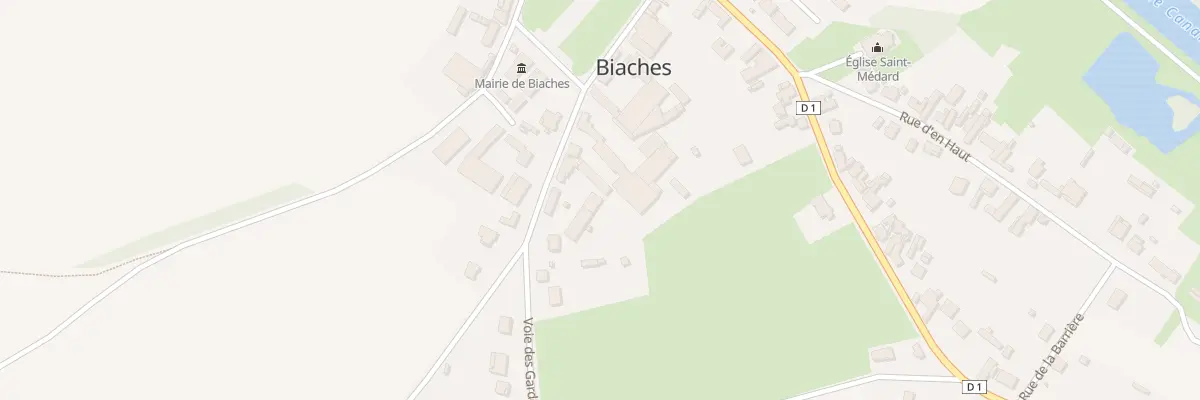 Plan du 10 Rue de Barleux à Biaches