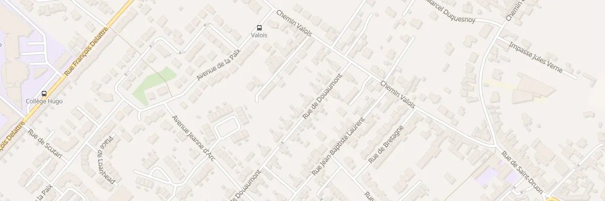 Plan du 56 Rue de Douaumont à Harnes