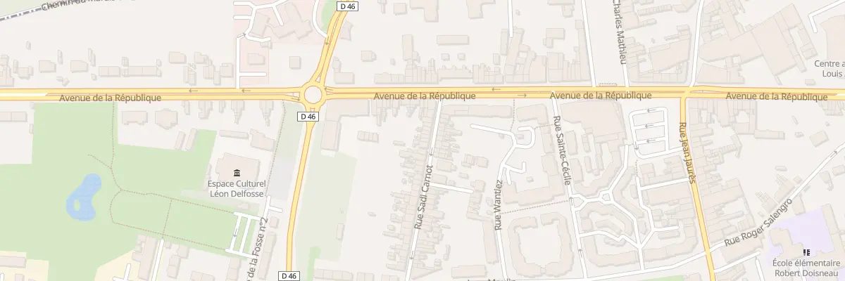 Plan du 45 Rue Carnot à Billy-Montigny