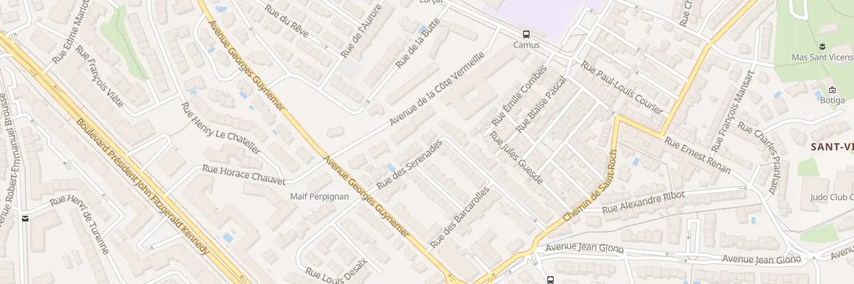 Plan du 18 Rue des Sérénades à Perpignan