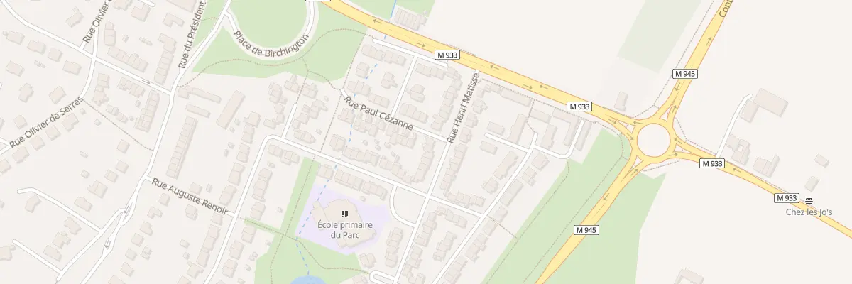 Plan du 16 Rue Henri Matisse à La Chapelle-d’Armentières