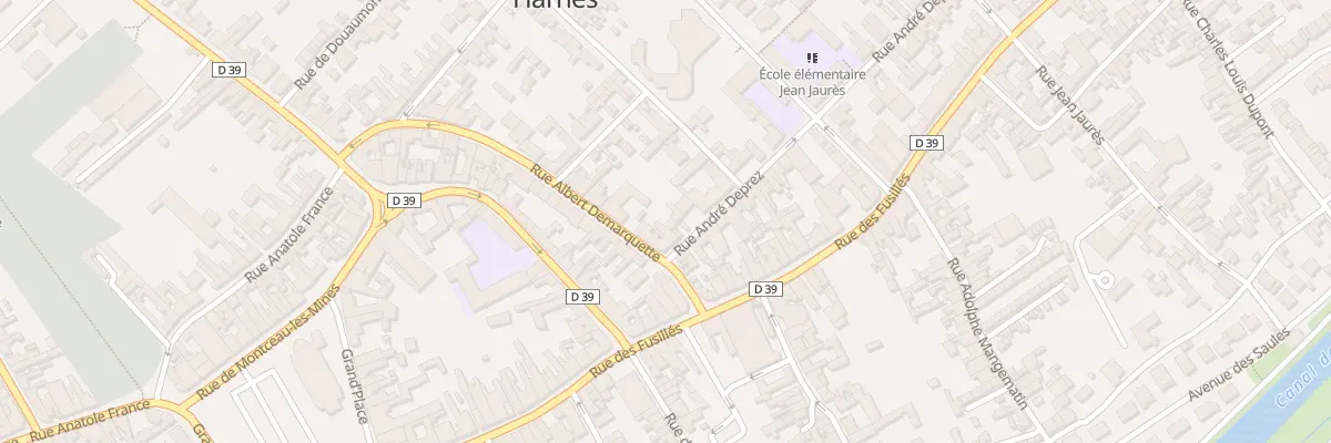 Plan du 6 Rue Andre Deprez à Harnes