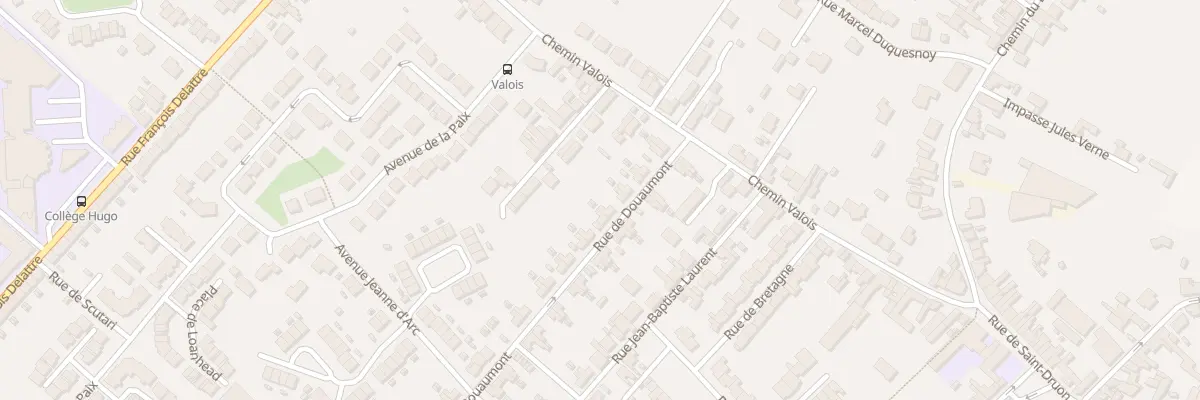 Plan du 58 Rue de Douaumont à Harnes