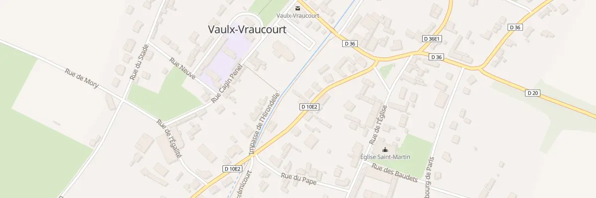 Plan du 10 Rue de Bapaume à Vaulx-Vraucourt