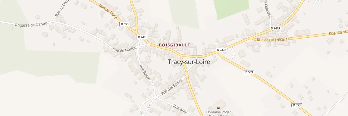 Plan du 20B Pl du 8 Mai 1945 à Tracy-sur-Loire