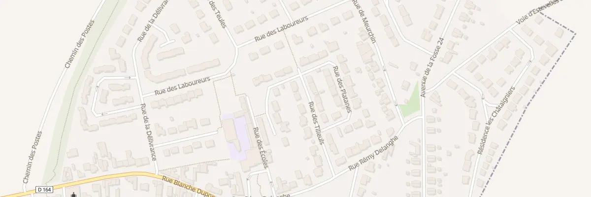 Plan du 13 Rue des Tilleuls à Estevelles